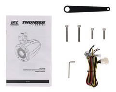 (4) MTX WET8CWB 8″ 200w Compression Driver Marine Boat Wakeboard Tower Speakers