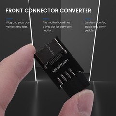 Converter USB3.2 TYPE-E Motherboard USB2.0 9Pin to TYPE-C A-KEY Front Connector