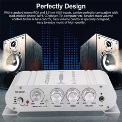 Mini HiFi Stereo 2.1 Channel Audio Amplifier for Home/Car/Marine Subwoofer Amp