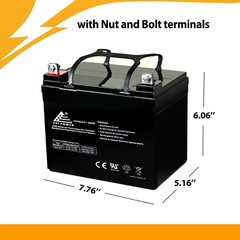 2 X 12V 35Ah Pride Mobility Jazzy Select GT Replacement Battery – 2 Pack