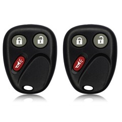 2Pack 3-Button Keyless Entry Remote Car Key Kit For Chevrolet For GMC 2003-2007