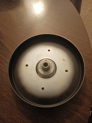 Vtg BSR Mini Changer Replacement Turntable Platter Metal Plastic Mat Small