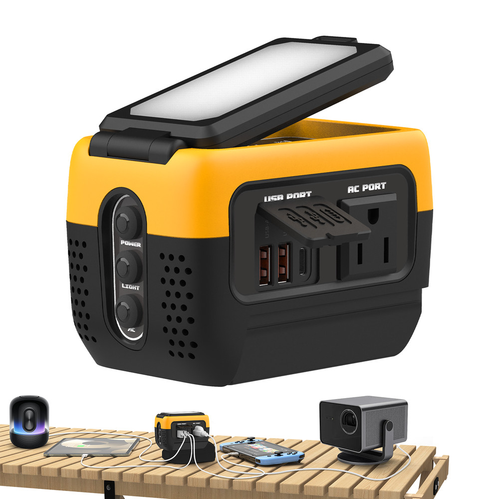 240W Pure Sine Wave Inverter for DeWalt 20V Battery Portable AC Outlet LED Light