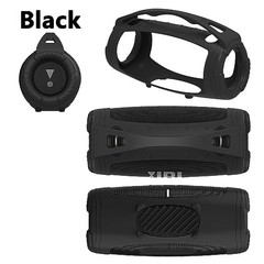 Silicone Cover Case for JBL Xtreme 3 Portable Bluetooth Speaker, Black