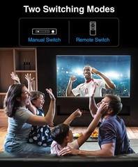 4K HDMI Switch 5 in 1 Out (4K 60Hz, 5 Port Video Switcher, HDMI Hub, HDR10+, …