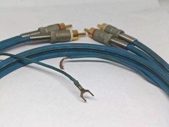 USED SME GSE-100 Flagship Silver phono cable (1.0M), made in England