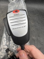 Vintage Uniden Bearcat MK516 CB Radio Microphone Standard 4 Pin Black Silver