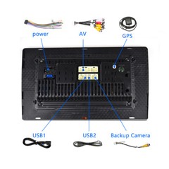 2Din Android 10.1″ Car Radio Apple/Andriod Car Play Touch Screen GPS WiFi Player