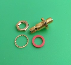 (1 SET) SMA Female to SMA Female Bulkhead Connector – USA Seller