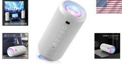 Waterproof Bluetooth Speaker: 30 Hours Playtime, Perfect for Outdoors