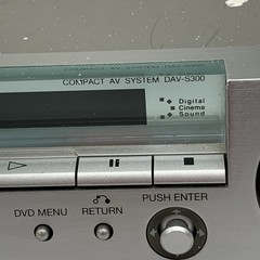 Sony DAV-S300 HCD-S300 5.1 Receiver Dolby Digital CD/DVD Tested No Remote