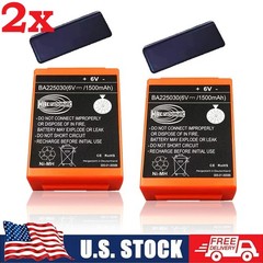 2-X BA225030 1500mAh 6V Ni-Mh Battery For HBC Crane Remote Pump Truck Battery