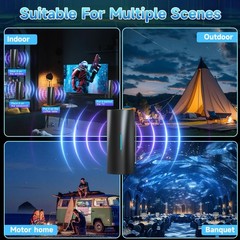 2026 Upgraded HD TV Antenna – Indoor/Outdoor, 8K Support, 100 Miles Range