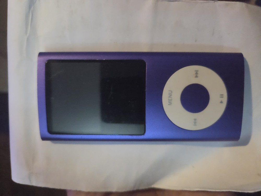 Apple iPod Nano 5th Gen Purple 16GB W/ Camera Model A1320 – Tested Working