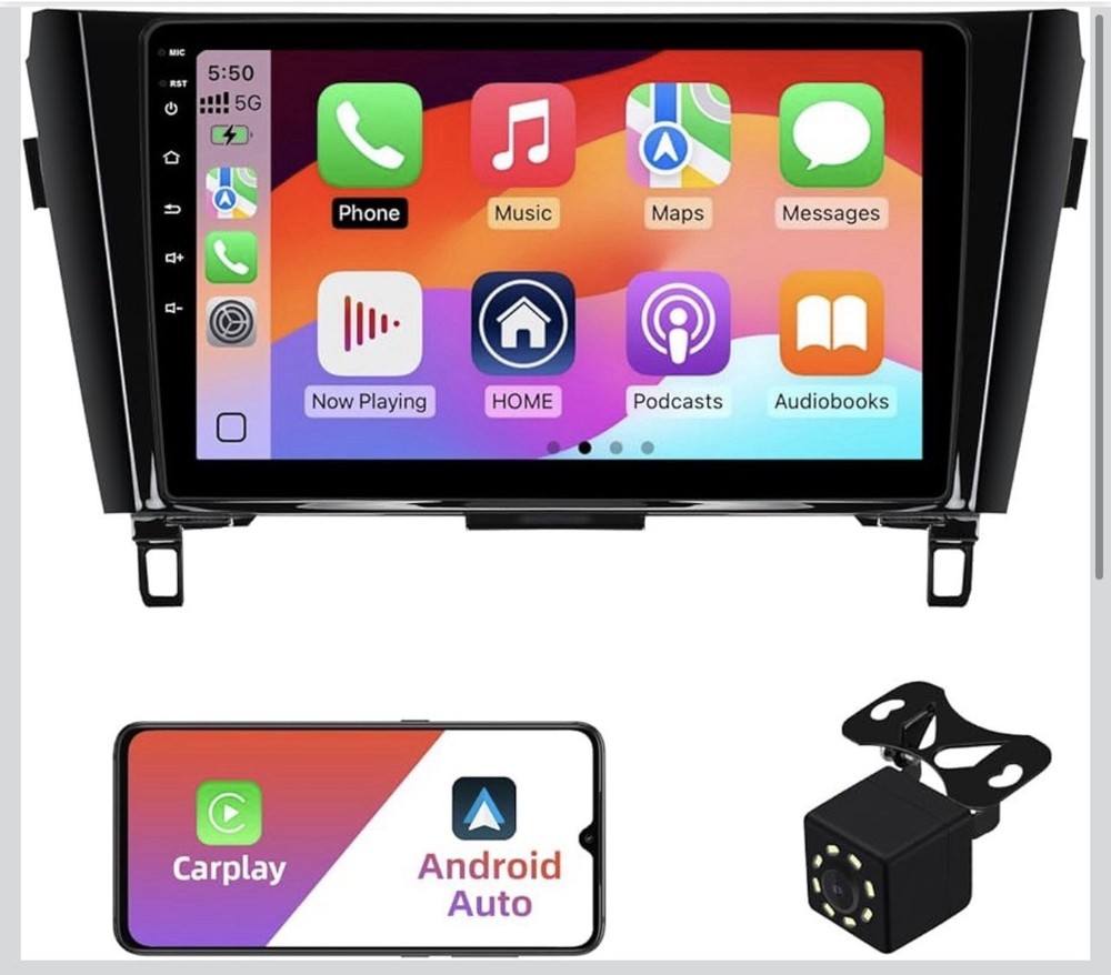 2+32G Android 13 10″ Car Radio Stereo for Nissan Rogue 2014-2018 X-Trail Qashqai