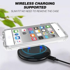 For Apple iPod Touch 7/6/5th Gen Gradient Clear Case Hybrid Shockproof Cover