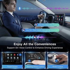 AI Box Wireless CarPlay & Android Auto Adapter – Built-in Netflix YouTube TikTok