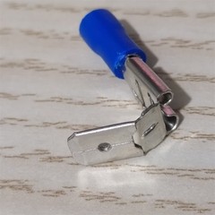 50pcs Vinyl Insulated Piggyback 6.3mm Spade Terminals 16-14AWG Wire Connector US