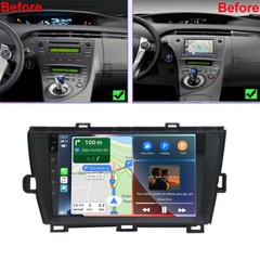 For Toyota Prius 2010-2015 Apple Carplay Car Stereo Radio Android 15 GPS BT 64GB