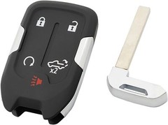 Key Fob Cover For Chevy Silverado & GMC Sierra 2019-2022 5 Buttons No Chip