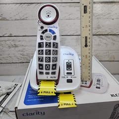 Clarity XLC2+ Cordless Phone Big Buttons Dect 6.0 Loud Speaker Talking Caller ID
