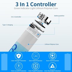 4 PCS 1.5V AA AAA USB-C Rechargeable Batteries 1.5 Volt Lithium Li-ion Battery