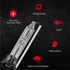 For Jeep Grand Cherokee 2014-2021 HID Headlight Hi/Low Beam+LED Fog Light Bulbs