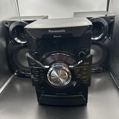 Panasonic SA-AKX18 Bluetooth CD Stereo System w/ Speakers AUX USB FM Radio READ