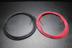 18 GAUGE WIRE RED & BLACK 25 FT EACH PRIMARY AWG STRANDED COPPER POWER GROUND