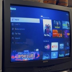 Roku Express 3910X CRT Streaming Composite Output w/ Cables and Remote