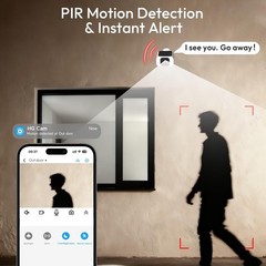 5G WiFi Security Cameras Wireless Outdoor 2K Color Night Vision No WiFi Needed