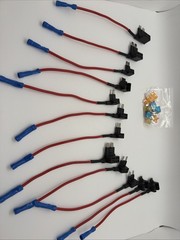 12Pk 4 Types Car Fuse Tap Automotive 12V Add-a-Circuit Standard Mini Kit T7