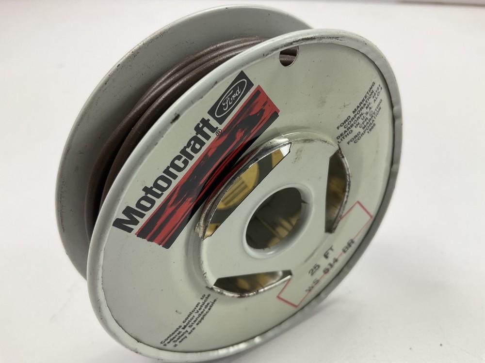 25 FEET – Motorcraft WS-514-BR 14 Gauge Automotive Primary Brown Wire Spool