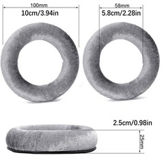 2* Replacement Ear Pads Cusion For beyerdynamic DT990/DT880/DT770 PRO Headphone