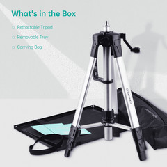 VANKYO WT50 Aluminum Tripod Stand w/ Tray For Projector/Laptop/Camera Adjustable