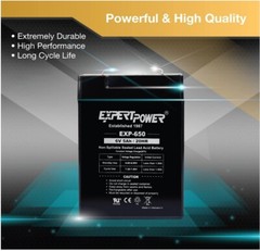 2 PACK – 6Volt 5Ah (SEALED LEAD ACID) Batteries for Alarms, ATV’s, Motorcycles