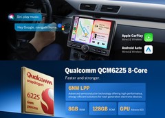 UX6K PRO MAX 2 DIN Android 13 8+128GB 10.1″ QLED Car Stereo GPS CarPlay Radio 4G