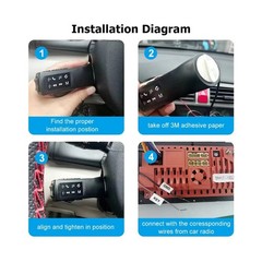 Universal 8keys Steering Wheel Button Control for Android Car Radio6603