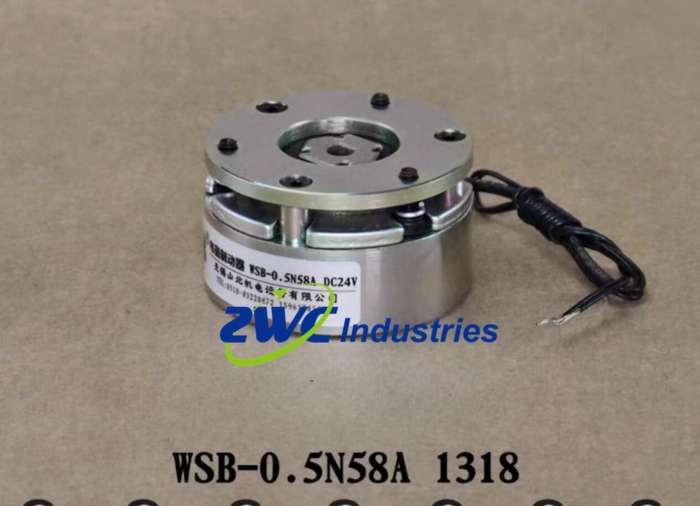 1pc WSB-0.5N58A 0.5N 58mm 6X5 D axis DC24V Electromagnetic brake holding brake