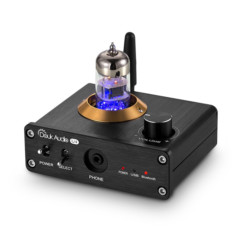 Mini Bluetooth 5.0 Tube Headphone Amplifier USB DAC Stereo Audio Preamp APTX-LL