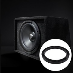 2PCS 6.5” Black Plastic Speaker Spacer Adaptor Ring Mounting Bracket 6.5 inches