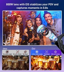 Smart Glasses with Camera and Bluetooth – AI Glasses for Men Anti-Shake Real-…
