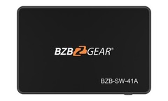 BZBGEAR 4×1 4K UHD Ultra Slim HDMI Switcher with IR Remote Control