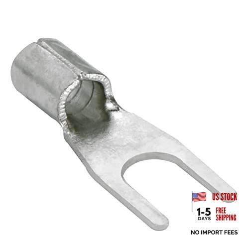 Conext Link STU-6R25 Un-Insulated Spade Terminal 25 Pack () #6 Stud 22-18 Gauge