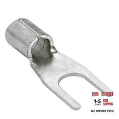 Conext Link STU-6R25 Un-Insulated Spade Terminal 25 Pack () #6 Stud 22-18 Gauge