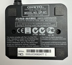 ONKYO ( UP-A1 ) Universal 24 Pin Port Option Dock For iPods ( Used )