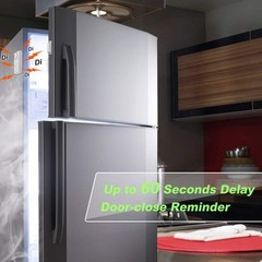 Freezer Door Alarm Wireless Fridge Alarm 4 Modes Adjustable Delay 108dB Loud