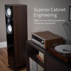 Fluance High Performance 3-Way Floorstanding Loudspeakers with 8″ Subwoofers