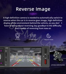 4.1in Car Radio Stereo Bluetooth Single 1Din CarPlay Android Auto TF/AUX/USB/FM