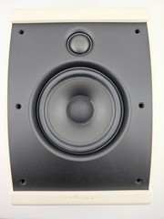 Polk OWM3 Wall and Bookshelf Speakers |Paintable Grilles (Pair, White)